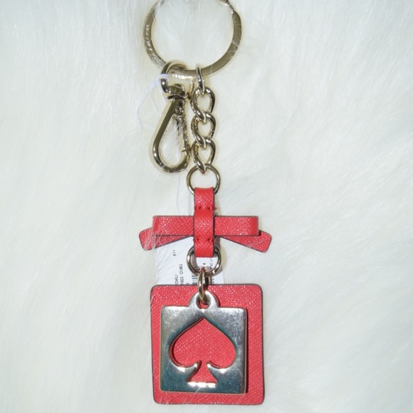 Kate spade cut out spade key fobb. - Picture 3 of 4